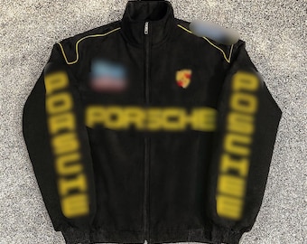 Vintage Adult Racing Jacket This jacket is inspired by premium motorsport aesthetics and racing culture |Custom Unisex Streetwear