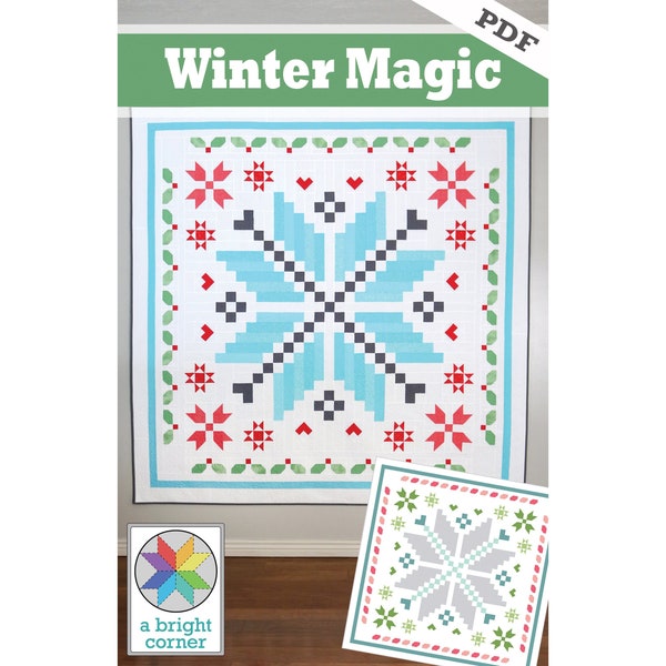 Winter Magic digital quilt pattern (PDF)