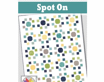 Spot On quilt pattern (PDF) Crib, Throw, Twin, Queen sizes