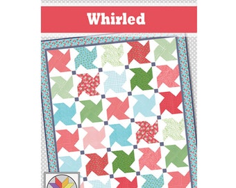 Whirled Quilt Pattern (PDF) Crib, Throw & Twin sizes