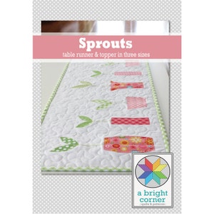 Sprouts Table Runner and Topper PATTERN (PDF)