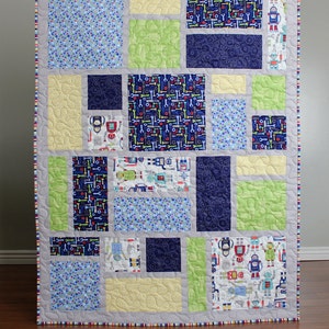 Jack's Blocks a PDF Quilt Pattern Crib, Throw, Twin & Queen image 3