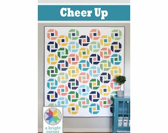Patrón de edredón Cheer Up (PDF) - Tamaños para cuna, manta, twin y queen