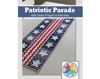 PATRÓN de adorno y camino de mesa del desfile patriótico (PDF)