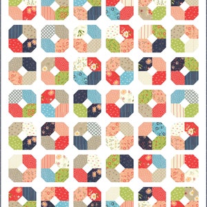 Layer Cake Lucy Quilt Pattern (PDF) - Throw Size Quilt Pattern Perfect ...