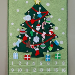 Pattern Advent Calendar Felt Ornaments image 3