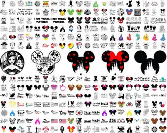 Pacchetto PNG "Magic Kingdom", "Topolino e gli amici" in formato SVG, "Toy Story" in formato SVG, "Il Re Leone" in formato SVG, "Cenerentola" in formato SVG, "Principessa" in formato SVG, Mega pacchetto SVG