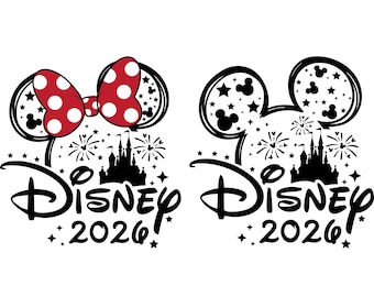 Viaggio in famiglia 2026 Design delle orecchie del castello, file di taglio corrispondenti per le vacanze