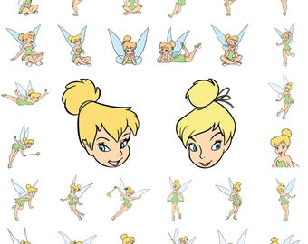 Tinkerbell SVG Bundle, Tinkerbell Svg & Png Files for Cricut, Believe Tinkerbell Png, Fairy Svg for Shirt, Princess Clipart Instant Download