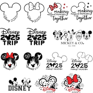 Family Trip 2025 Svg, Family Vacation 2025, Magical Kingdom, Mouse, Vacay Mode, Family Trip Sublimation Design, Trip 2025, Family Squad Svg