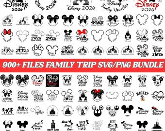 Family Trip 2026 Mega SVG Bundle, Dis-ney Vacation Designs, Cricut Cut Files