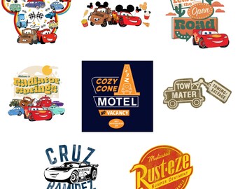 Bilar PNG, Bilar Clipart, Flygplan och Bilar Födelsedagspaket, Direkt Nedladdning, Direkt Nedladdning Blixten McQueen Mater, Krom Bokstav