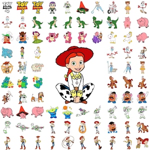 Toy Story SVG Bundle, Woody Svg Files for Cricut, Toy Story Png, Buzz Lightyear Svg for Shirts, Free font