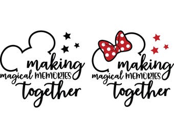 Creare ricordi magici insieme (file SVG), Vacanza in famiglia (file SVG), Viaggio in famiglia 2025 (file SVG), Regno magico (file SVG), Modalità vacanza 2025 (file SVG)
