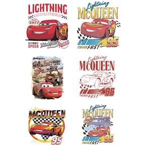 Cars PNG, Cars Clipart, Planes and Cars Birthday Bundle, Instant Download, Instant Download Lightning Mcqueen Mater, Chrome Letter