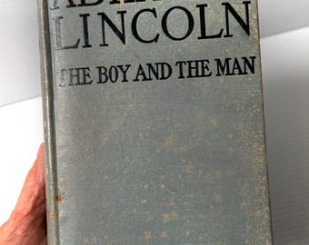 Antique 1908 Abraham Lincoln Biography by James Morgan | Grosset & Dunlap Early Edition