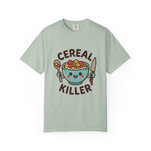 Cute Cereal Killer T-Shirt, Fun Graphic Tee, Gift for Food Lovers, Casual Wear, Summer Essential, Funny Statement Shirt