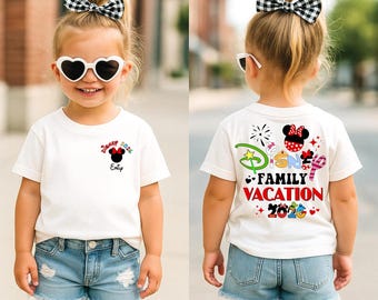 Custom Disney Family Vacation 2026 Shirts, Matching Disney Family Shirts, Disney Group Shirts, Disney Trip Shirts, Personalized Disney Tees