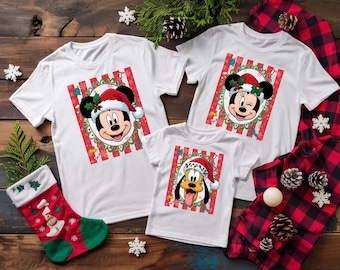 Disney Christmas Shirt, Mickey Minnie Pluto Goofy Xmas Sweatshirt, Disney World Holiday Shirt, Very Merry Christmas Party Tee, Disney Shirt