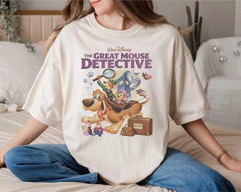Great Mouse Detective Shirt, Vintage Disney Shirt, Retro Basil Baker Street Tee, Disney Family Matching Shirts, Disneyland Trip Tee, Gift