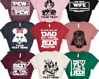 Matching Star Wars Family Shirts, Best Mom Dad in the Galaxy, The Sass is Strong, Jedi in Training, Chewbacca Disney Trip Galaxy Edge Tee