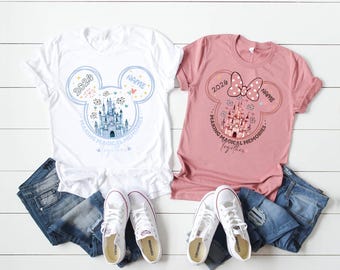 Custom Disney Family Shirts 2026, Mickey Minnie Vacation Tees, Personalized Disneyland Matching Tee, Making Magical Memories Together Shirt