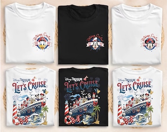 Disney Cruise 2026 Shirts, Disney Treasure Cruise T-Shirt, Let's Cruise Matching Family Shirts, Custom Disney Cruise Line Tee, Mickey Minnie