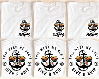 Family Cruise 2026 Shirt, Nautical Anchor Vacation Tee, Personalized Group Trip