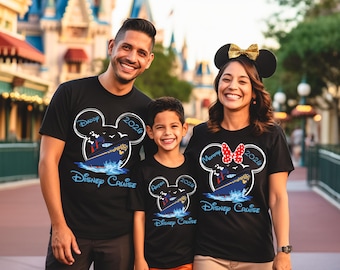 Camisetas personalizadas de Disney Cruise 2026, camiseta a juego para vacaciones familiares, camiseta personalizada de Minnie y Mickey Cruise, regalos para viajes en grupo.