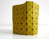 Point and Line I in Yellow Leather