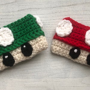 Crochet Cup Cozy- Mushroom