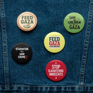 Feed Gaza Pin Set: Internationale Hilfsprojekte für Gazastreifen