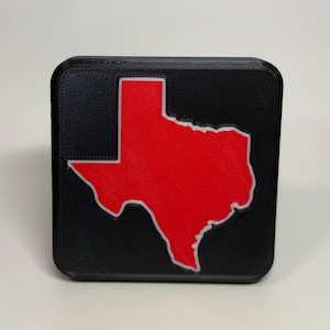 Texas Tow Hitch Cover: 3D Printed Truck SUV Accessory
