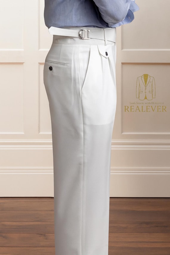 white dress pants near me Cotton Lined to the knee Women's Service Dress White Slacks
