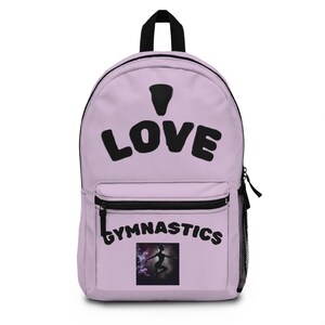 Love Gymnastics Backpack - Perfect for Gymnasts, Sports Enthusiasts, School Use, Gifts for Competitions, and Travel