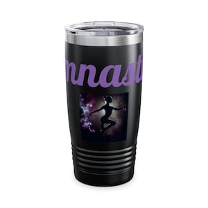 Gymnastics Tumbler 20oz Gymnast Gift for Girls, Gymnastics Coach Cup, Crazy Gymnast Water Bottle, Sports Travel Mug, Gymnastics Lover Gift