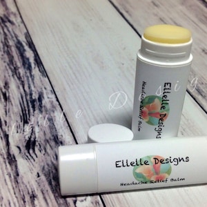 Headache Relief Balm Balm Headache Essential Oil Headache Relief Peppermint Eucalyptus Lavender &quot;Headache Relief Balm&quot;