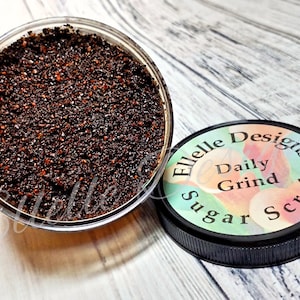 Coffee Scrub Daily Grind Sugar Scrub Body Scrub Sugar Scrub Exfoliator Skin Exfoliator Coffee Lover Body Exfoliator Coffee Exfoliator