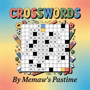 Crossword Puzzles for Kindle Scribe – 100 Brain-Boosting Word Challenges for Smart Fun & Relaxation
