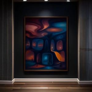 Surreal Galaxy Portal Wall Art – Cosmic Digital Print | Sci-Fi Fantasy Universe Download