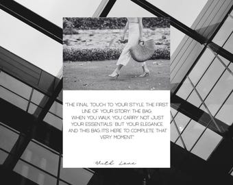 Tarjeta de agradecimiento para marcas de ropa modernas: plantilla imprimible para pequeñas empresas, estilo bohemio y chic.