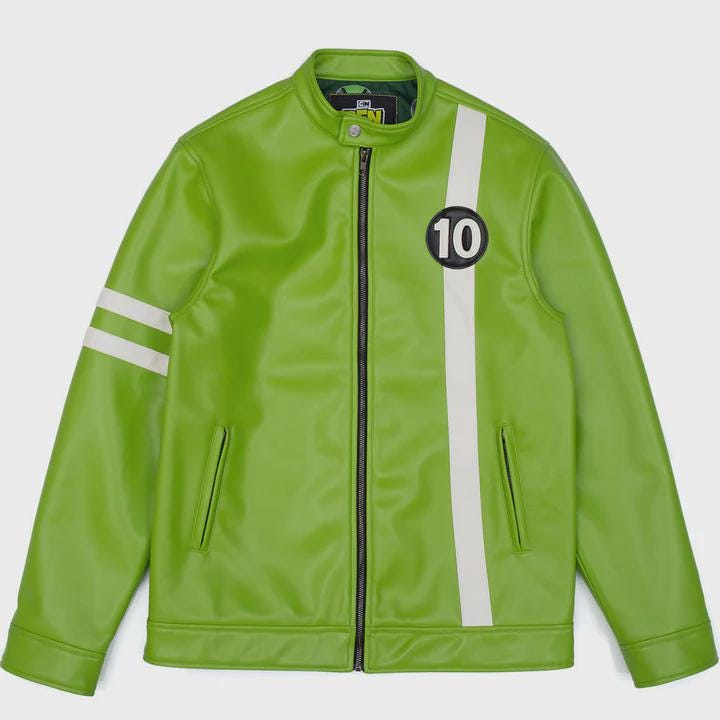 Ben 10 Alien Force Leather Jacket Anime Cosplay Costume - Etsy