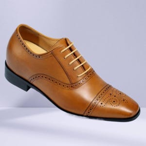 New Handmade Shoes Men brown Oxford Shoes for Men&#39;s