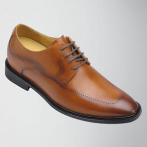 Handmade Shoes Men brown Leather Oxford Shoes for Men