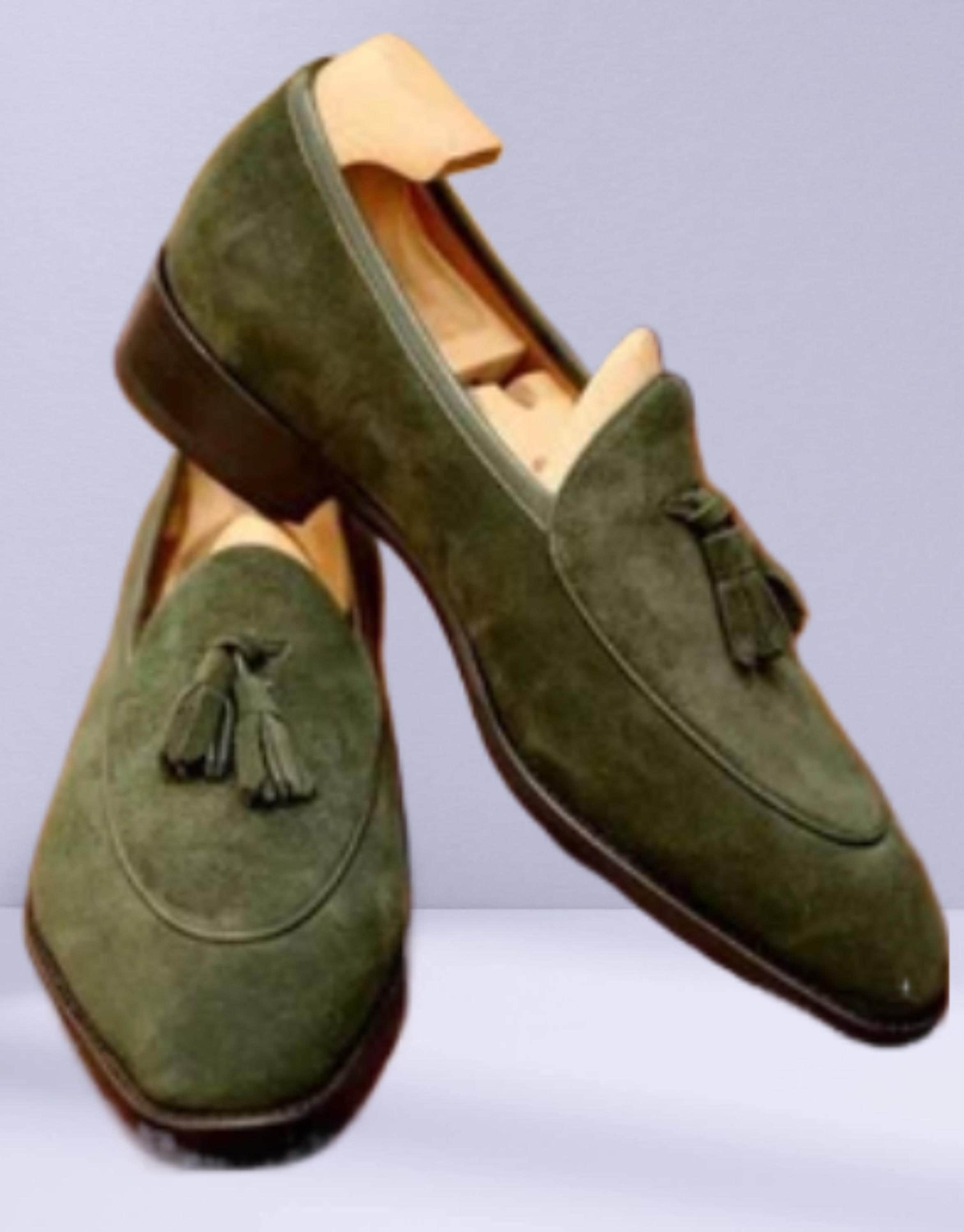 Hunter Green Dress Shoes Mens - Etsy