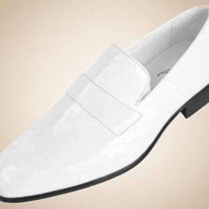 White Patent Leather Mens Shoes - Etsy