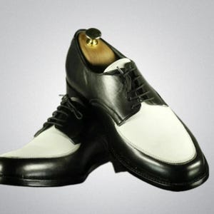 Mens Black and White Dress Shoes - Etsy Mens Black and White Dress Shoes - Etsy