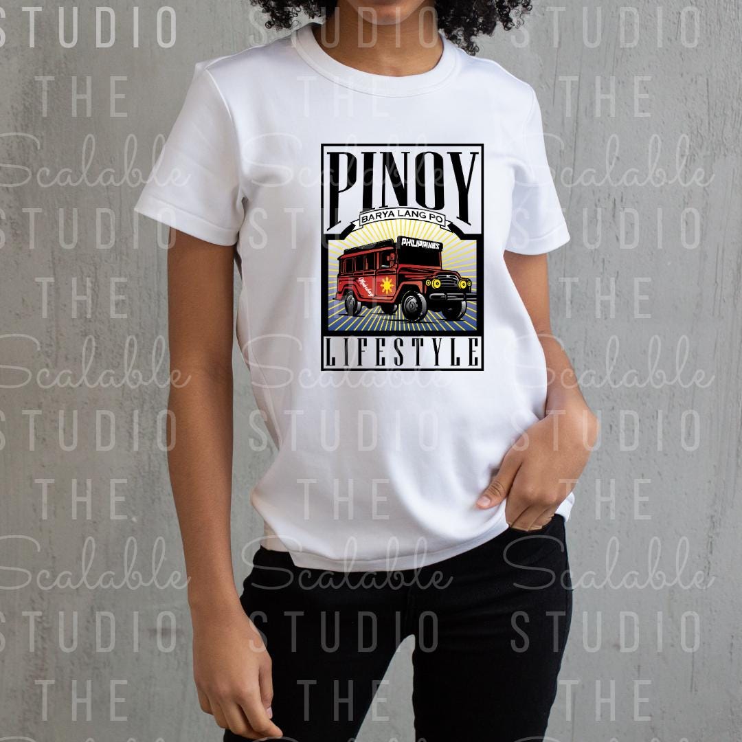Pinoy Retro Design Pinoy Lifestyle Jeepney SVG PNG, Barya Lang Po Philippines Shirt Design ...