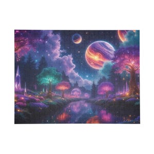 Mystical Cosmic Jigsaw Puzzle: Galaxy Art Decor, Relaxation Hobby (96-1000 Piece Options