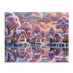 Dreamy Cottage Puzzle: Cozy Family Game Night, Unique Decor